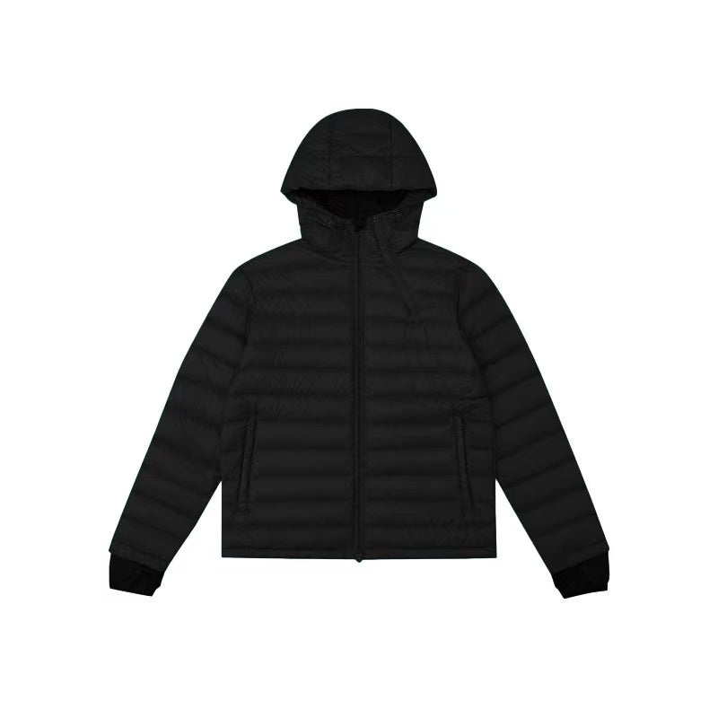 Black ultra-light down jacket