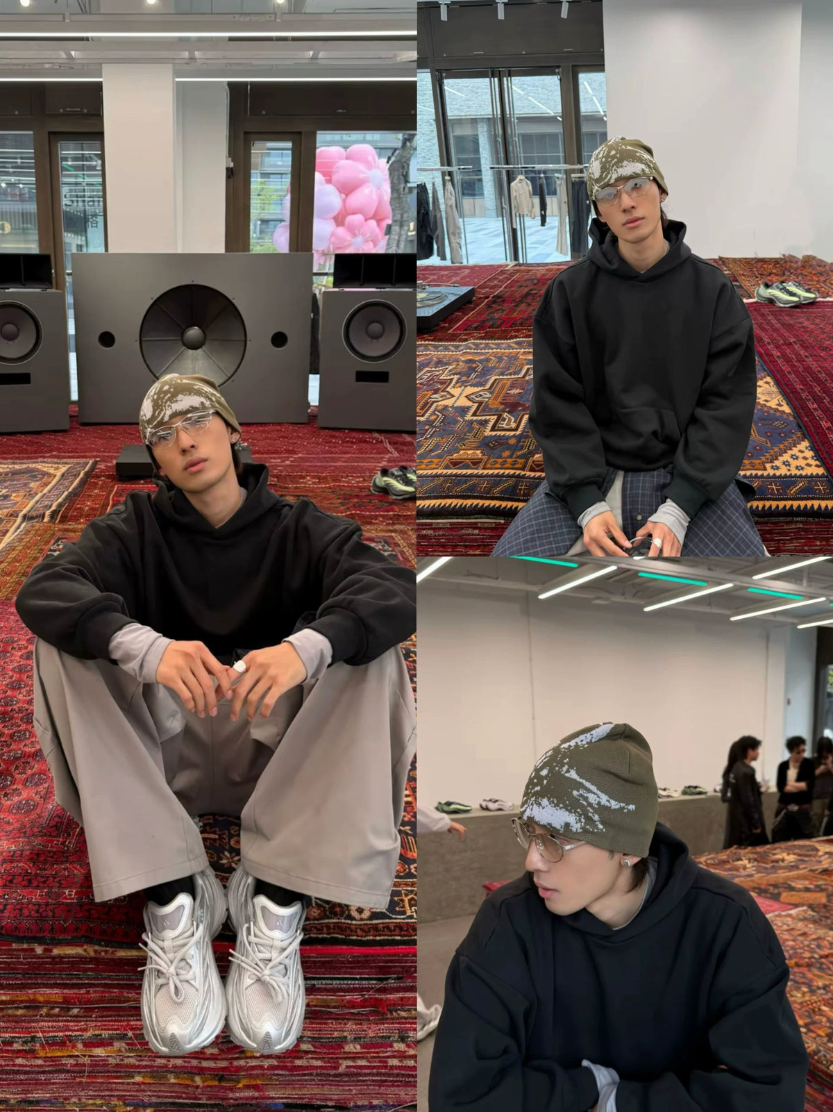 Ultra-Light Goats Karma Jacquard Beanie