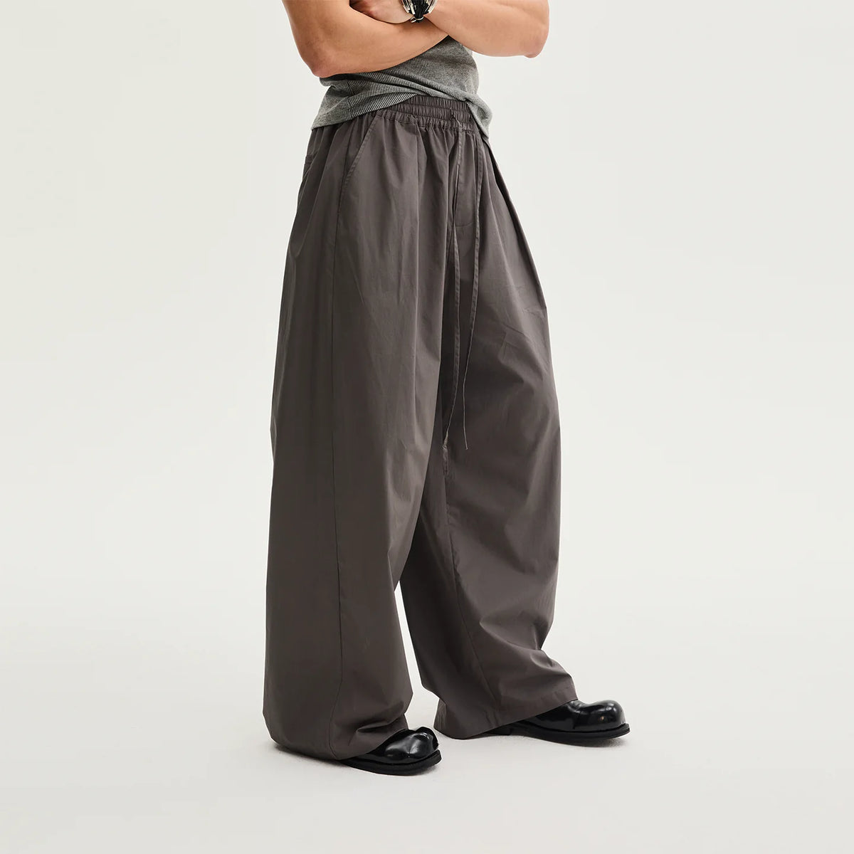 Unisex Relaxed Curved-Leg Lounge Pants