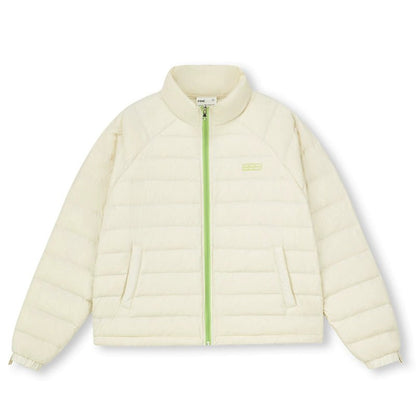 Men's women's 3-in-1 explorer jacket - Light peach color waterproof shell with removable down puffer versatile outdoor