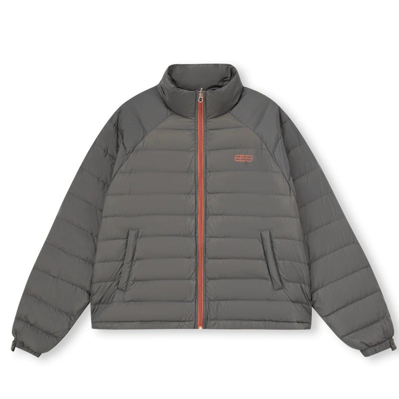 Men's women's 3-in-1 explorer jacket - orange gray waterproof shell with removable down puffer versatile outdoor