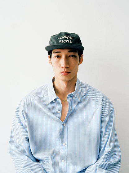 Vintage Chain Embroidered Flat Brim Baseball Cap