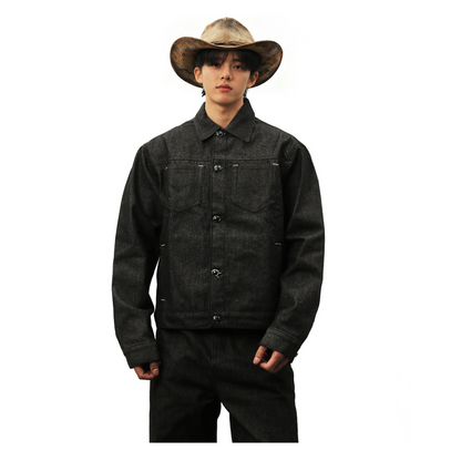 Vintage Structured Denim Jacket