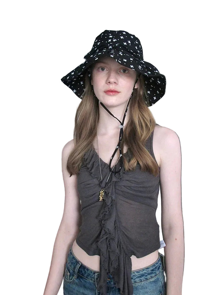 Women's Bow Wide Brim Sun Hat
