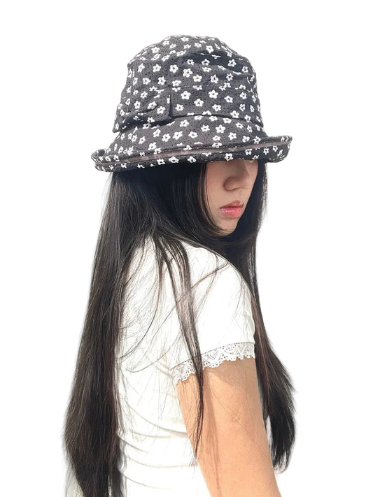 Women's Floral Wide Brim Bucket Hat