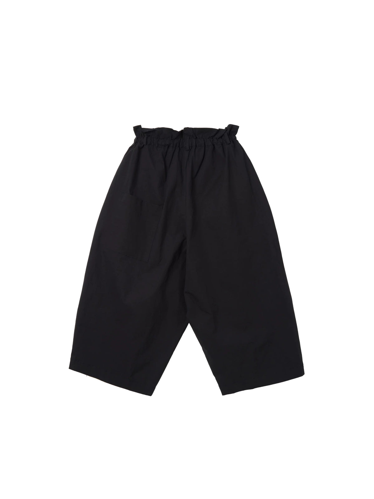Women's Black Drawstring Balloon Wide Leg Pants