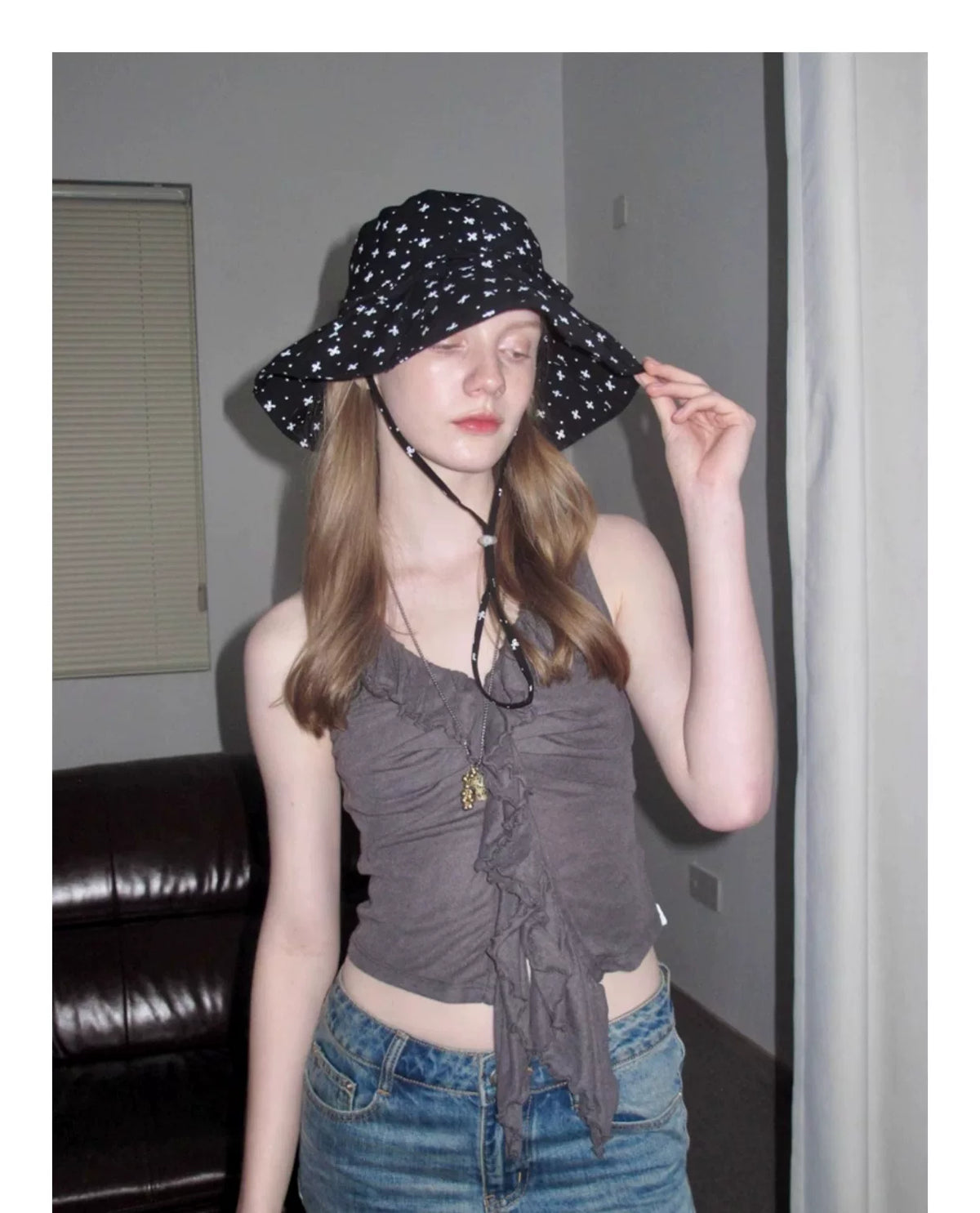 Women's Bow Wide Brim Sun Hat