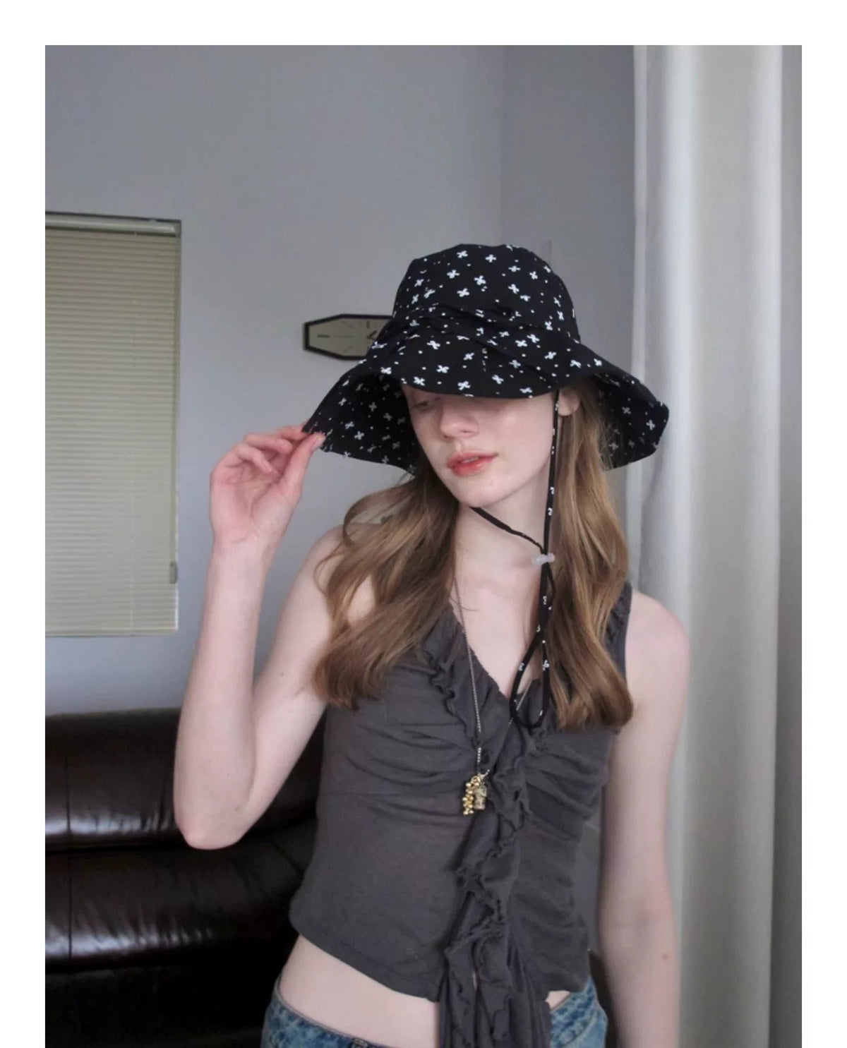 Women's Bow Wide Brim Sun Hat